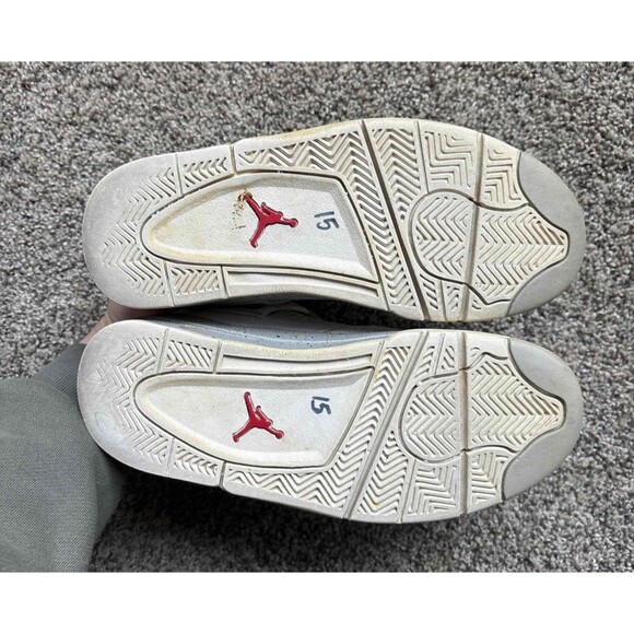 Nike Air Jordan 4 Retro White Oreo Size 6 Youth (Size 7.5 Women's) - Picture 5 of 7